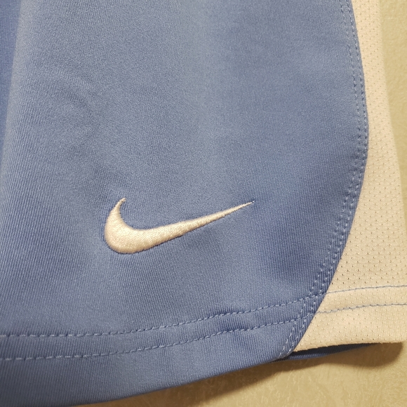 Nike Dri-Fit Blue White Mesh Athletic Pull On Tennis Skirt - Picture 5 of 12